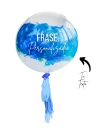 Globo Burbuja 90cm Cielo Azul