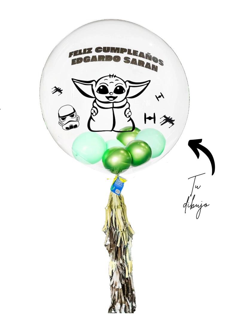 Globo Personalizado Burbuja Grande 90cm