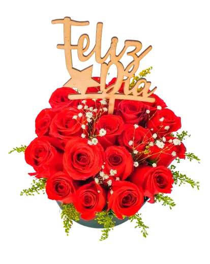 Flores a Domicilio en caja Redonda