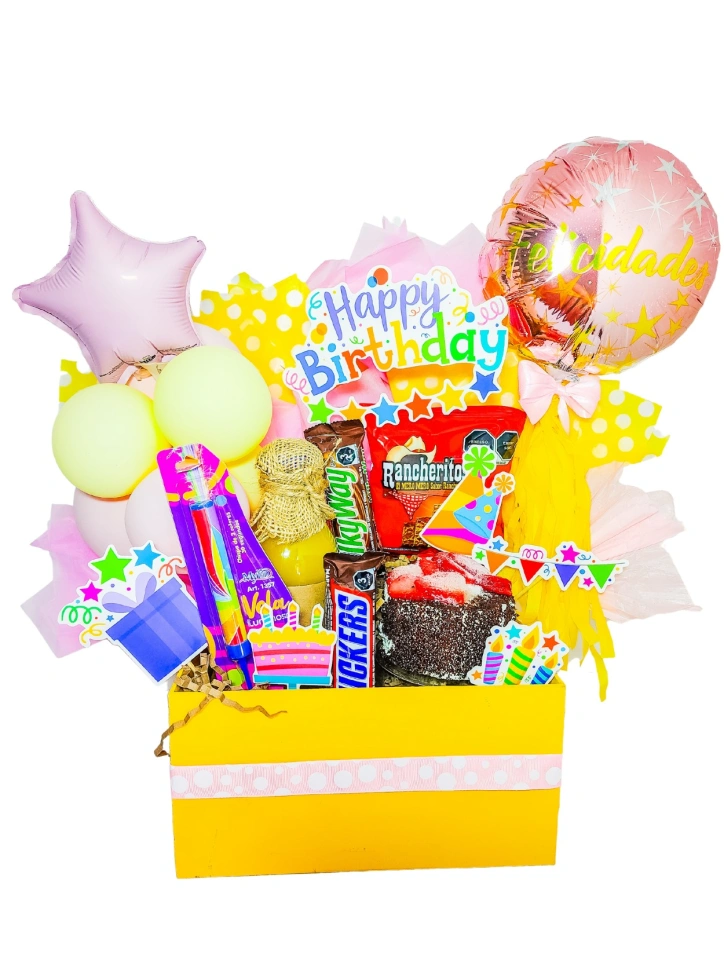 Regalo de Cumpleaños con Pastel