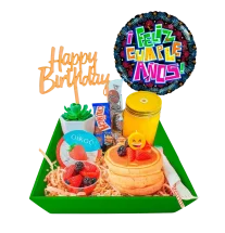 Happy Birthday Hotcakes - UnBonitoDetalle - Flores, Desayunos y Regalos a Domicilio en CDMX