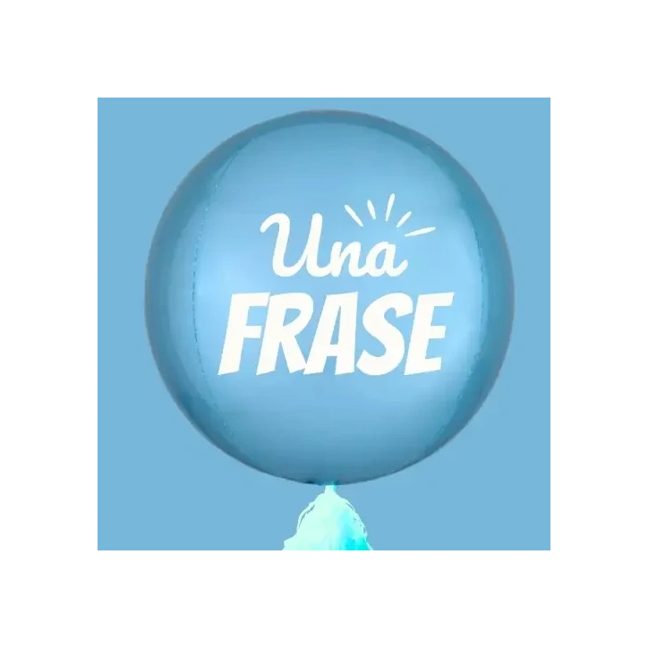 Globo con Helio Personalizado Orbz 35cms