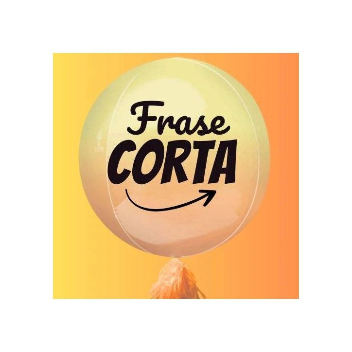 Globo con Helio Personalizado Orbz 35cms