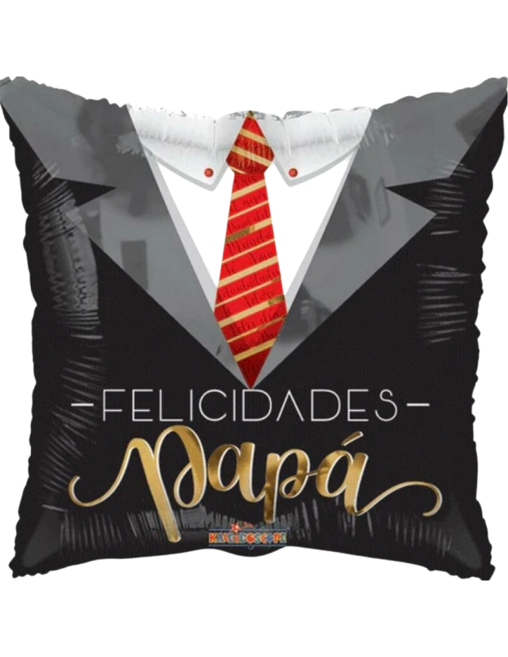 20cm Globo Felicidades Papá Elegante