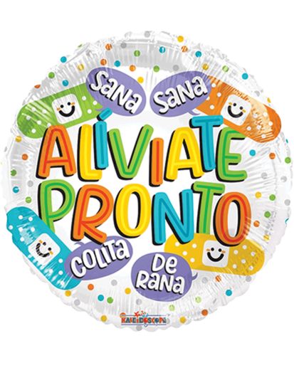 43cm Globo Aliviate Pronto Sana Sana