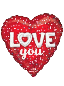 43cm Globo Love You Puntos