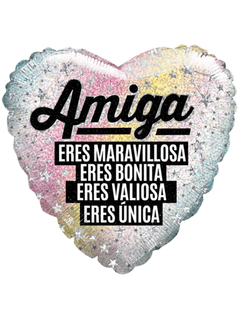 43cm Globo Amiga Eres Maravillosa