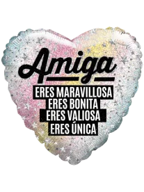 43cm Globo Amiga Eres Maravillosa