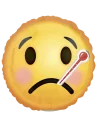43cm Globo Emoji Enfermo