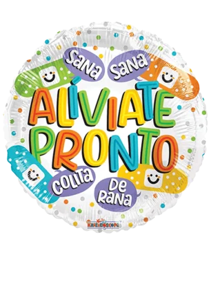 43cm Globo Aliviate Pronto Sana Sana