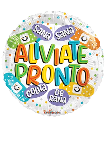 43cm Globo Aliviate Pronto Sana Sana