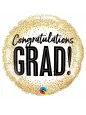 43cm Globo Grad White and Gold