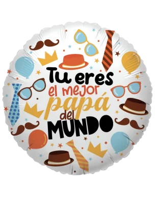 43cm Globo Mejor Papá del Mundo