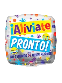 20cm Globo Aliviate Pronto Risa