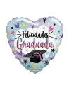 20cm Globo Felicidades Graduada Shine