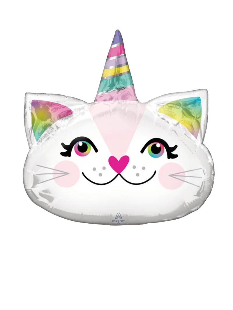 23cm Globo Gato Unicornio