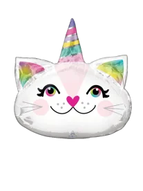 23cm Globo Gato Unicornio