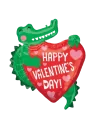 23cm Globo Cocodrilo Valentine`s