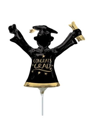 23cm Globo Congrats Grad Toga