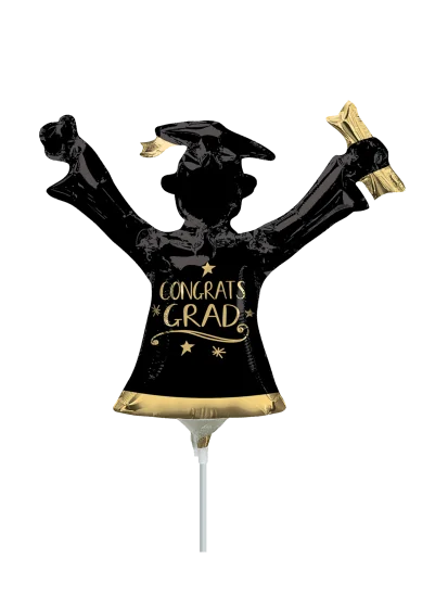23cm Globo Congrats Grad Toga