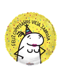 20cm Globo Feliz Cumpleaños Vieja Sabrosa