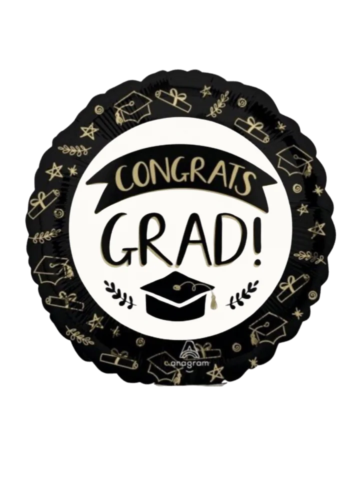 20cm Globo Congrats Grad