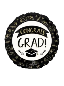20cm Globo Congrats Grad