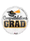 20cm Globo Congratulations Grad