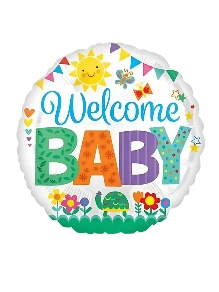 20cm Globo Welcome Baby