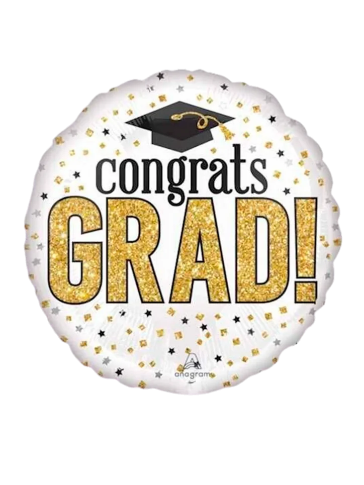 20cm Globo Congrats Grad