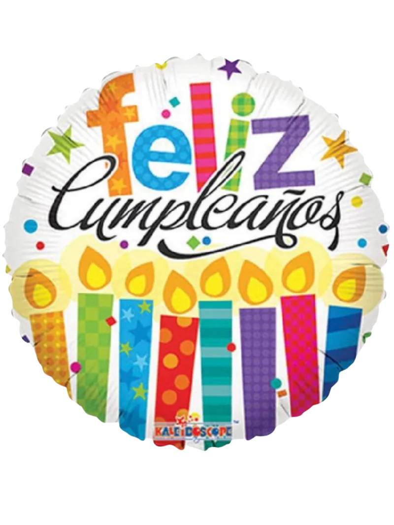 43cm Globo Feliz Cumple Velitas
