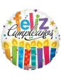 43cm Globo Feliz Cumple Velitas