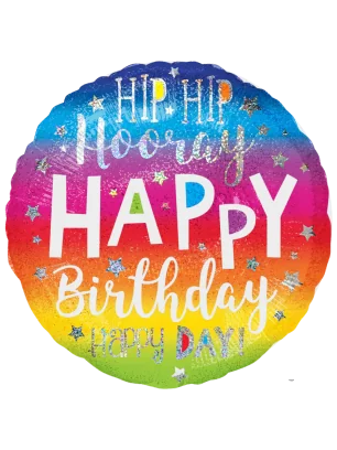 43cm Globo HIP HIP Birthday