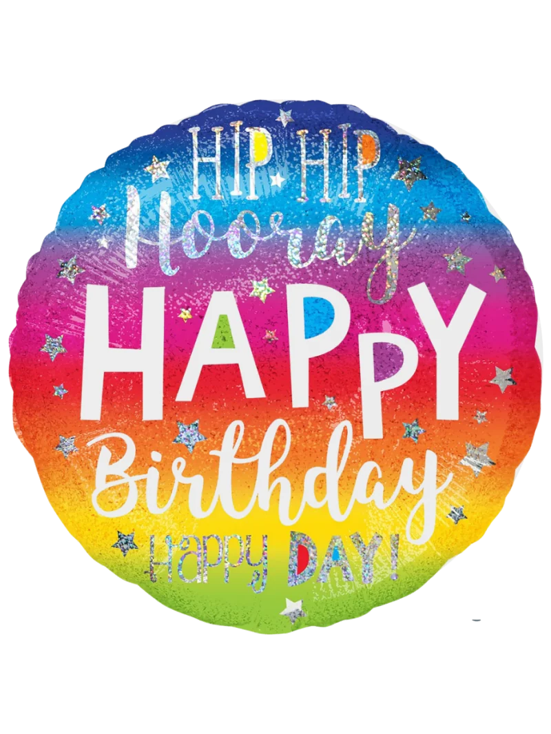 43cm Globo HIP HIP Birthday