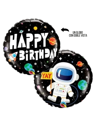 43cm Globo HB Astronauta espacio