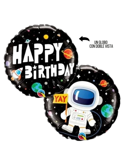 43cm Globo HB Astronauta espacio