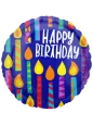 43cm Globo Happy Birthday Azul