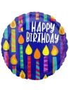 43cm Globo Happy Birthday Azul