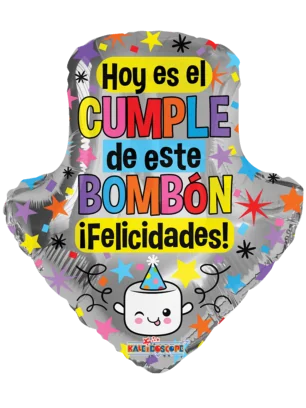 43cm Globo Felicidades Bombón