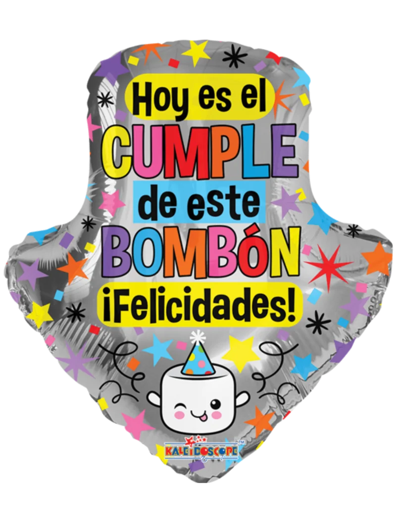 43cm Globo Felicidades Bombón