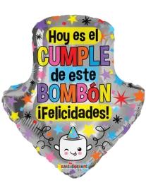 43cm Globo Felicidades Bombón