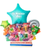Arreglo de Dulces Colorido y Personalizado Arreglo de Dulces Colorido y Personalizado