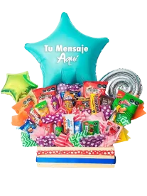 Arreglo de Dulces Colorido y Personalizado