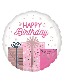 20cm Globo Happy Birthday Regalos