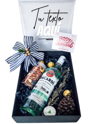 Regalo Navideño con Bebida y Botanas para Intercambio | CDMX