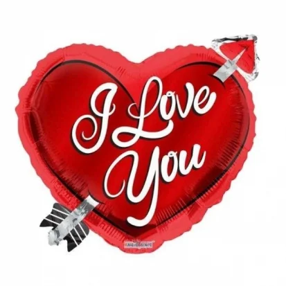 43cm Globo I Love You Cupido