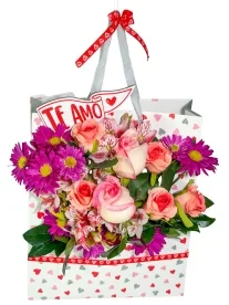 Bolsa Floral Dulzura y Amor