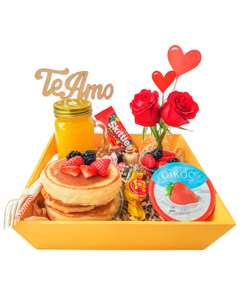Desayuno Hotcakes Hecho con Amor