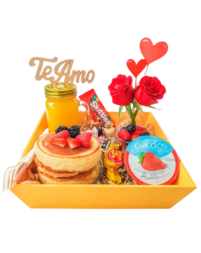 Desayuno Hotcakes Hecho con Amor