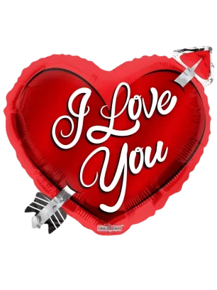 43cm Globo I Love You Cupido